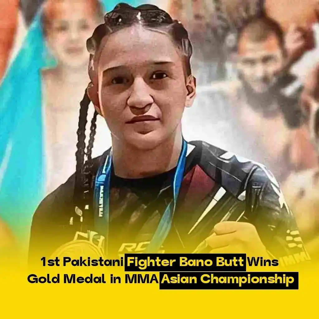 1st Pakistani Fighter Bano Butt Wins Gold Medal in MMA Asian Championship