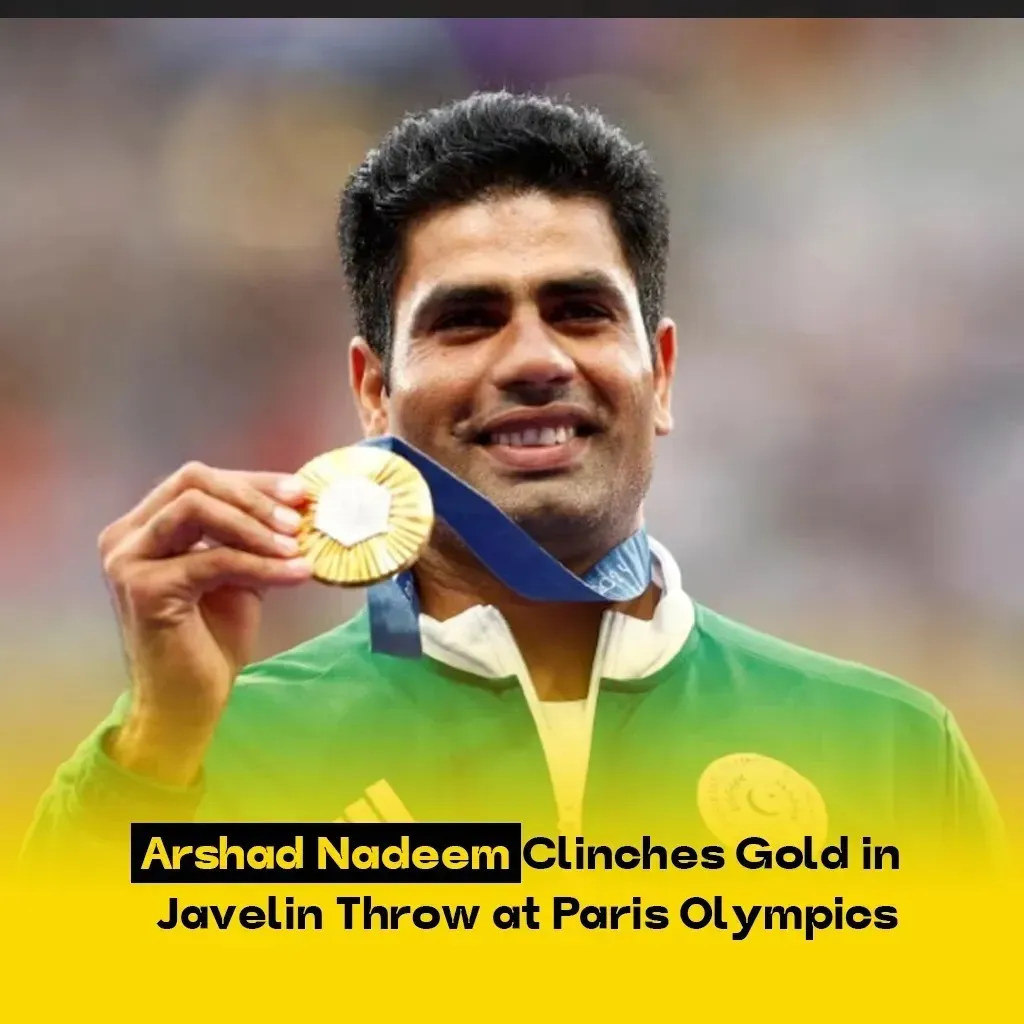 Arshad Nadeem Clinches Gold in Javelin Throw at Paris Olympics